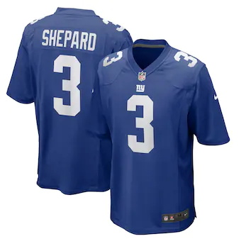 mens nike sterling shepard royal new york giants game playe